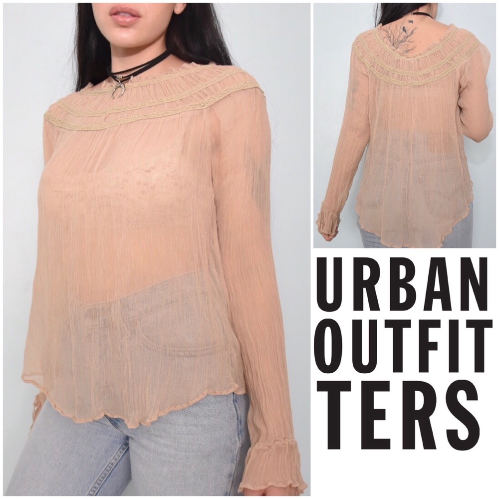 Kimchi Blue Fairytale Sheer Blouse